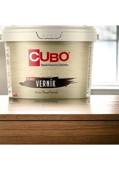 Mey İthalat Cubo Su Bazlı Parlak Vernik Şeffaf 2,5 Litre