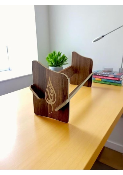Tr Masaüstü Portatif İşlemeli Desenli Kitaplık 45 Cm X 14,5 Cm X 21 Cm Hareli Ceviz - İkra, 21x14,5x45 Genel Tr Masaüstü Portatif İşlemeli Desenli Kitaplık 45 Cm X 14,5 Cm X 21 Cm Hareli Ceviz - İkra, 21x14,5x45 Genel