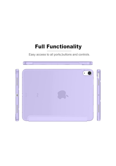Apple Uyumlu iPad . 10. Nesil 10.9inç Kılıf Flip Cover Kalem Bölmeli Pc Case Air Değil A2696 A2757 A2777