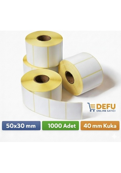 50x30 Termal Yazıcı Etiketi 1000 Adet Diğer