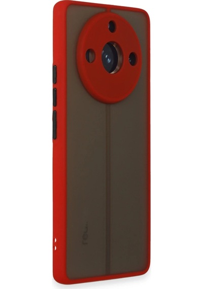 Newface Realme 11 Pro Kılıf Montreal Silikon Kapak Glblseme - 16 - Kırmızı