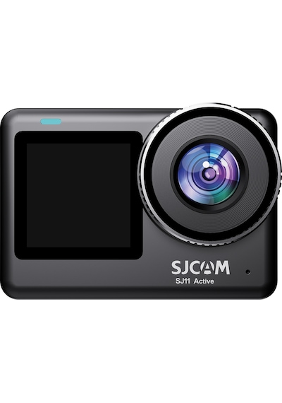 SJCAM SJ11 Active Dual Screen 20MP 5GHz Wi-Fi 4K UHD H.265 Su Geçirmez Kasa 154° 1300mAh Aksiyon Kamerası Siyah