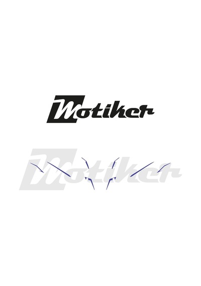 Voge R125 Mor Detay Tasarımı Sticker Etiket Modeli