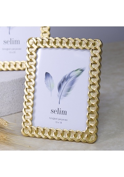 Selim 13 x 18 CM Florence Çerçeve Altın