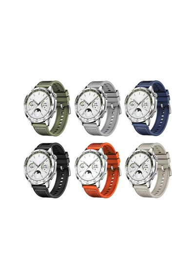 Gear S3 Uyumlu Mxsp- Krd-102 22mm Silikon Kordon-yeşil