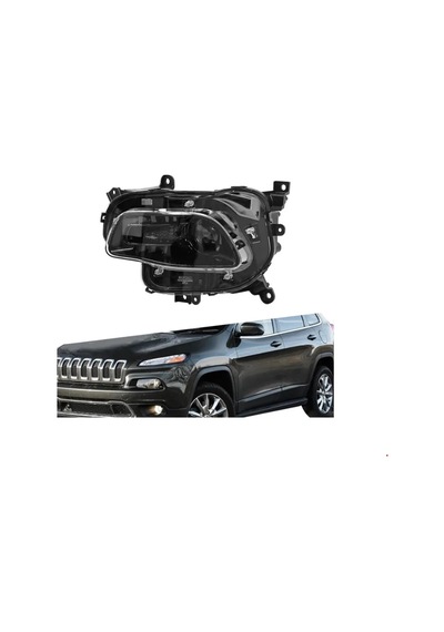 Jeep - Ön Far Sol Siyah Kl Cherokee 2015-