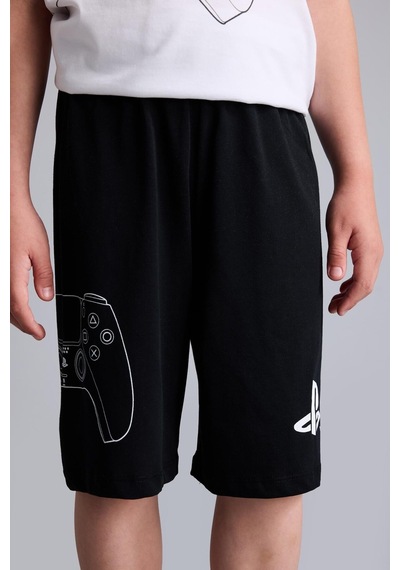 Defacto Playstatıon Lisanslı Regular Fıt 2li Beyaz Pijama Takımı Erkek Çocuk H8202a826hswt34 Beyaz-wt34