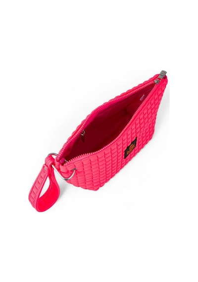 Bilik Deri Scuba Pembe Kadın Portföy & Clutch Çanta Yeliz Pembe