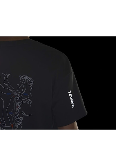 Adidas Terrex Xpl Gfx Tee Erkek Outdoor Tişörtü Ke3698 Siyah Siyah