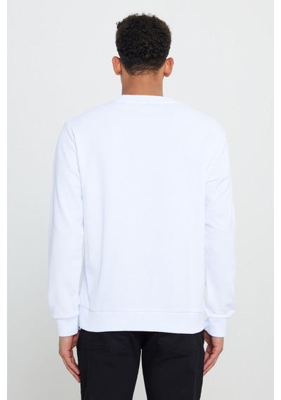 Ac&Co / Altınyıldız Classics Standart Fit Normal Kesim Bisiklet Yaka Erkek Sweatshirt - Beyaz Ac&Co / Altınyıldız Classics Standart Fit Normal Kesim Bisiklet Yaka Erkek Sweatshirt - Beyaz