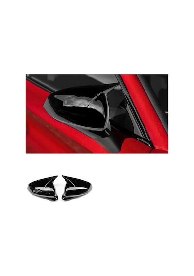 Cupra Formentor 2022-2024 Uyumlu Ayna Kapağı İthal Yarasa Pianoblack Parlak Siyah Abs Plastik