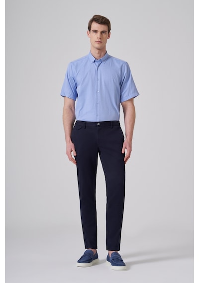 Morven Erkek Lacivert Pamuk Trend Slim Fit Chino Pantolon 26ks003008200 Lacivert