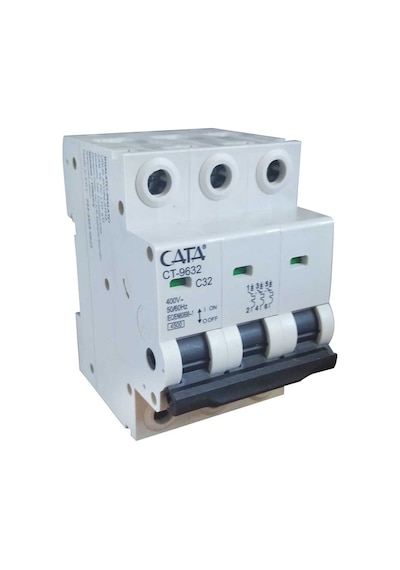 4 Adet Cata Ct-9632 3x32a C Tipi Otomatik Sigorta