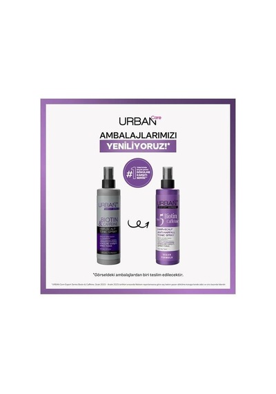 Urban Şampuan 350ml. Biotin&caffeine Tüm Saç Tipleri
