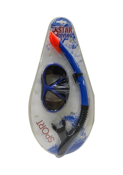 Star Diving Dalış Maskesi Ve Snorkel Yetişkin - 51711-mavi Diğer