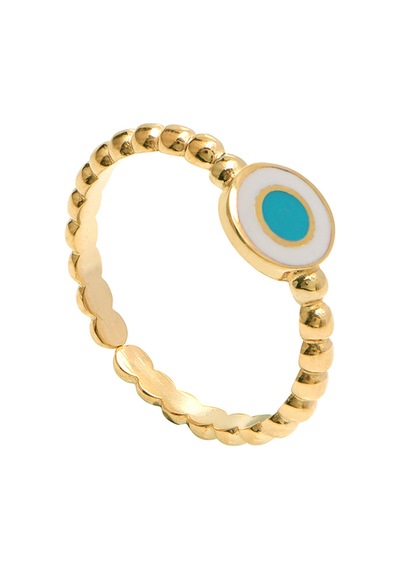 Emılıano Jewellery 925 Ayar Gümüş Mineli Yüzük Gümüş - Rose Gold