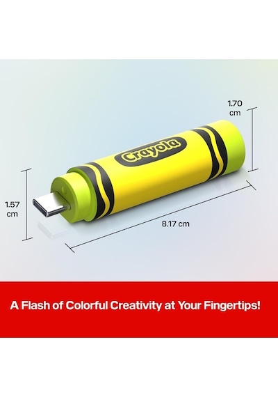 Sandisk Crayola 64gb Sdczıc-064g-g46l Usb-c 3.2 Gen1 Type-c Flash Bellek Electric Lime