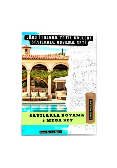 Sayılarla Boyama Süper Set Lüks İtalyan Tatil Köyleri