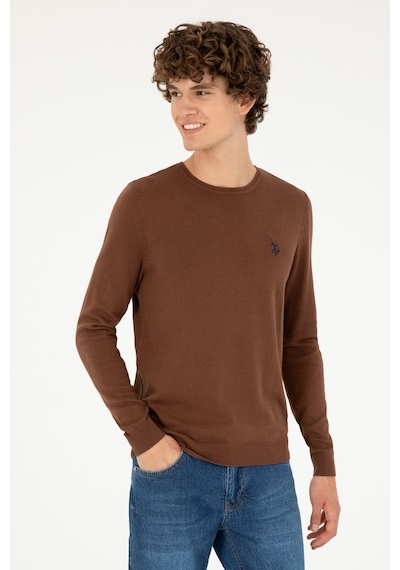 U.s. Polo Assn. Erkek Kahverengi Kazak /triko 50293505-vr158 Kahverengi