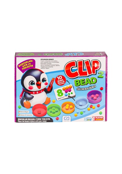 Capls-5286 Bead Kutu Oyunu -ca Games Çok Renkli