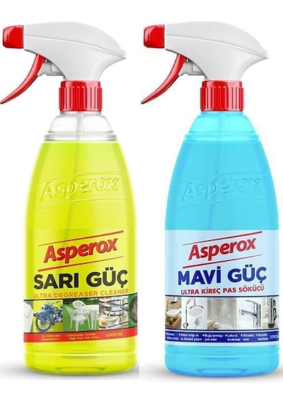 Asperox Sarı Güç +Mavi Güç Sprey 2 x 1 L