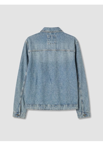 Lcw Jeans İndigo Loose Fit Erkek Jean Ceket