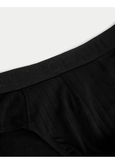 Marks & Spencer 3'lü Supima Brief Boxer Seti T14005307a Siyah
