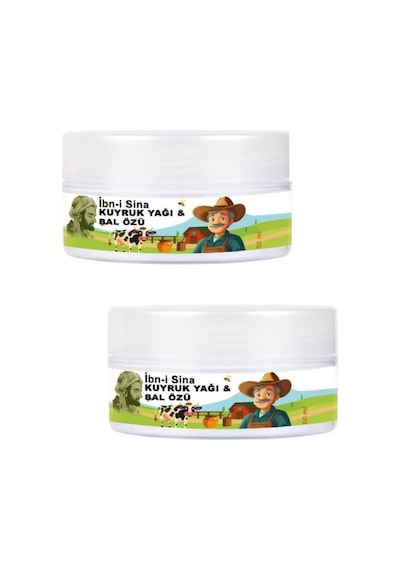 Hbpavm İbn-i Sina Vücudunuza Teskin Edici Kuyruk Yağı&bal Özü Bakım Kremi 50 Ml X 2 Ad + Çörek Otu Yağ İle