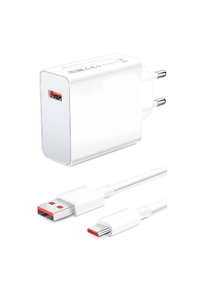 120watt Turbo 1 X Usb-a 1 Mt A To C Kablolu Duvar Şarj Aleti Ac109 Evimdeyokyok