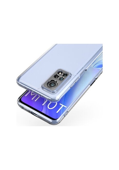 Xiaomi Mi 10t 5g İle Uyumlu Kılıf Şeffaf Kamera Korumalı Esnek Silikon Telefon Kılıfı Kapak