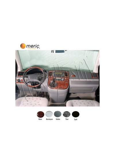 Meriç® Vw T5 Multivan Ön Torpido Kaplama 22 Parça 2003-2009 (530157692)