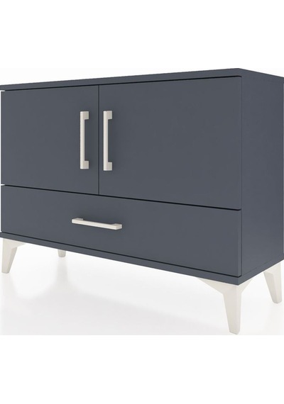 Arges Şifonyer 2 Raflı Tek Çekmeceli 2 Kapaklı 88x30x64 Antrasit-antrasit Antrasit Arges Şifonyer 2 Raflı Tek Çekmeceli 2 Kapaklı 88x30x64 Antrasit-antrasit Antrasit
