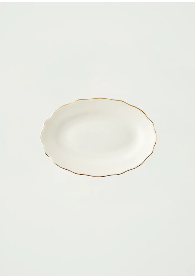 Bella Maison Victoria Porselen Sunum Tabağı Gold 20 Cm Gold 1
