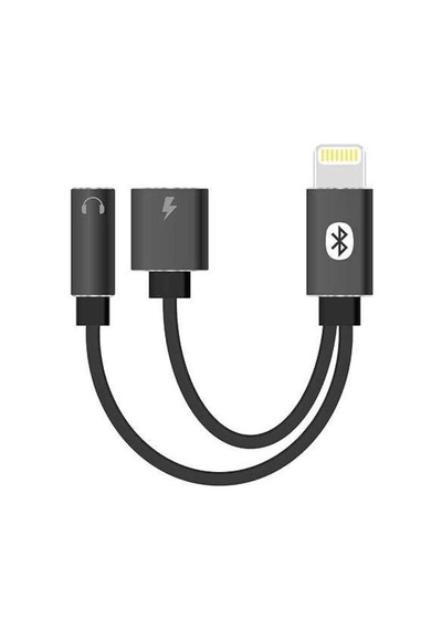 Hytech Hy-xo45 Gri 2in1 Bluetooth Şarj+kulaklık Metal Çevirici Adaptör Kulaklık Usb Apple Uyumlu iPhone Çevirici