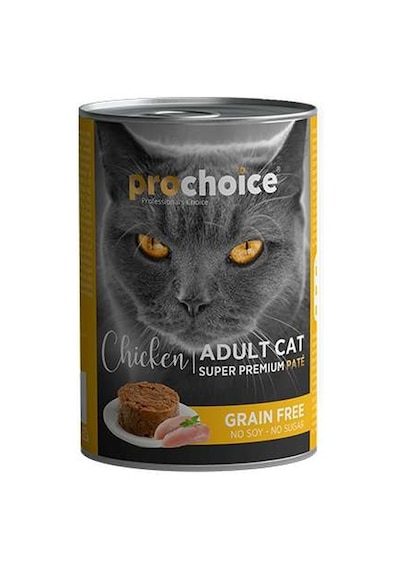 Pro Choice Tavuklu Yetişkin Kedi Konservesi 12 x 400 G