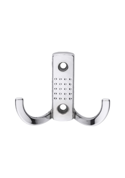 Noktali Askı, Metal Vestiyer Askısı, 34 Gr, Dolap Ve Duvar Askılığı, Krom Vidalı
