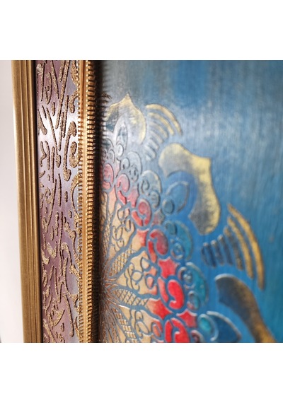 Hatlı Elif Filografi Tablo 44x66 Cm