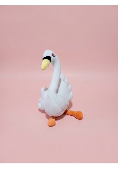 Peluş Kuğu 30 Cm Beyaz