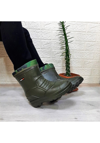 Akınalbella Akinalbella 026 Eva Kısa 23cm Hafif Çoraplı Avcı Balıkçı Günlük Çizme