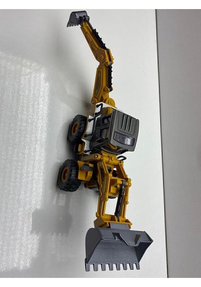 Oyuncak Dozer Metal Excavatör Buldozer Ön Ve Arka Hareketli Kırılmaz Kepçe 25 Cm