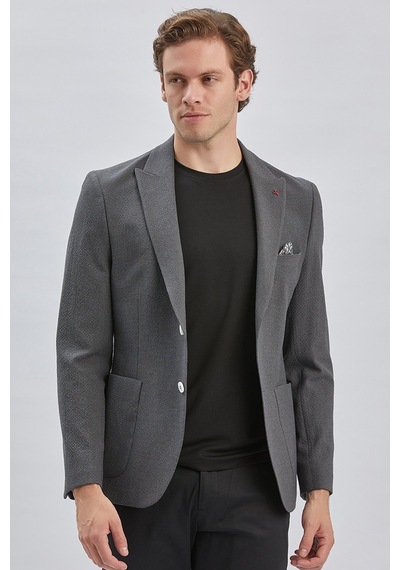 İmza Koyu Antrasit Desenli Kırlangıç Yaka Likralı 6 Drop Slim Fit Dar Kesim Casual Ceket 1002240155-koyu Antrasit Koyu Antrasit İmza Koyu Antrasit Desenli Kırlangıç Yaka Likralı 6 Drop Slim Fit Dar Kesim Casual Ceket 1002240155-koyu Antrasit Koyu Antrasit