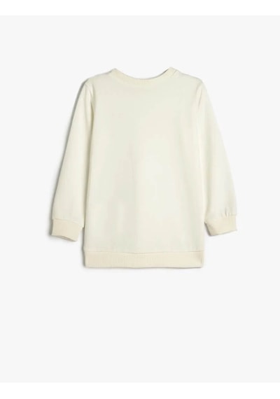 Koton Erkek Çocuk Sweatshirt Ekru 5wkb10032tk 25ky59000135 Y5915