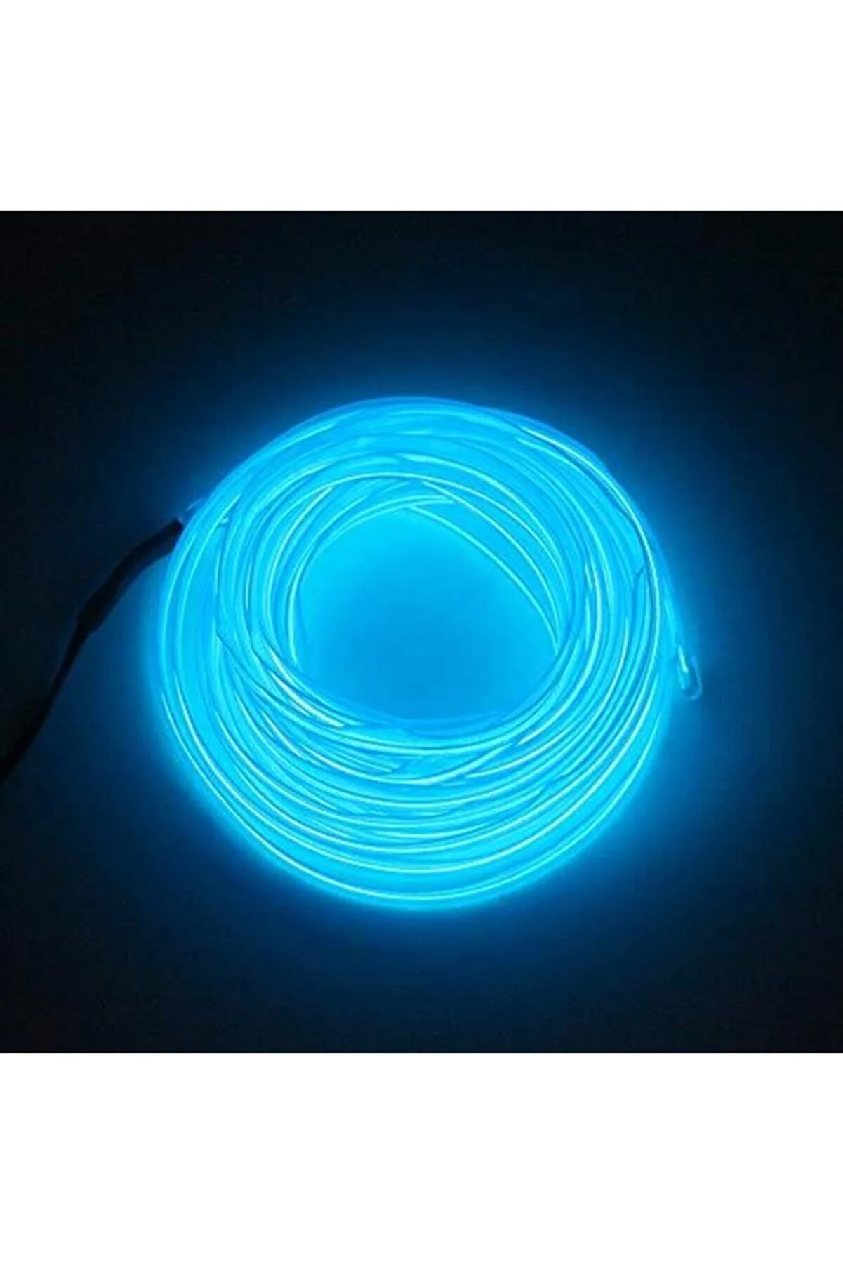 Araç İçi Neon Aydınlatma Led Göğüs Torpido Ledi Neon İp Led Buz Mavi 2 Metre 2m