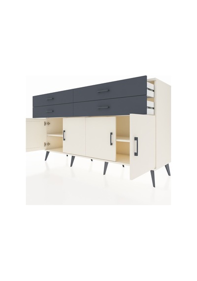 Hyperion Konsol 2 Raflı 4 Çekmeceli 8 Kapaklı 176x44x99 Aytaşı-ay Aytaşı-aytaşı/antrasit Hyperion Konsol 2 Raflı 4 Çekmeceli 8 Kapaklı 176x44x99 Aytaşı-ay Aytaşı-aytaşı/antrasit