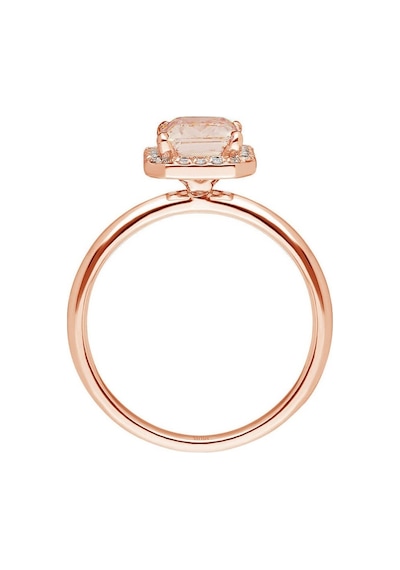 Sirius Pırlanta Ve Emerald Kesim Morganite Yüzük 0831R0037