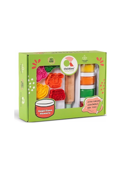Childgen Doğal Oyun Hamuru Premium Set Taşıtlar