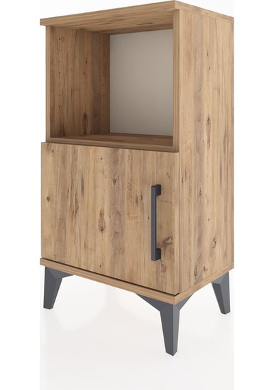 Arges Komodin 2 Raflı 44x30x80 Çam-çam Çam