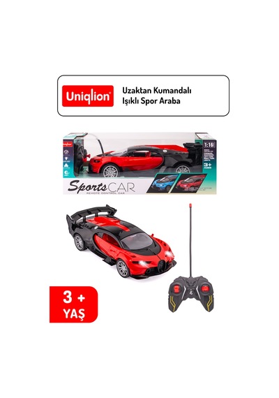 Uzaktan Kumandalı Işıklı Spor Araba