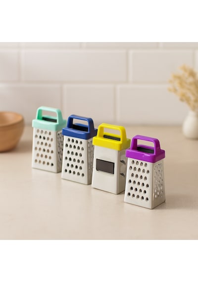 Mini Metal Sarımsak Rendesi Plastik Saplı, Mıknatıslı Çr