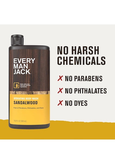 Every Man Jack Sandalwood Nemlendirici Duş Jeli 500ml Diğer